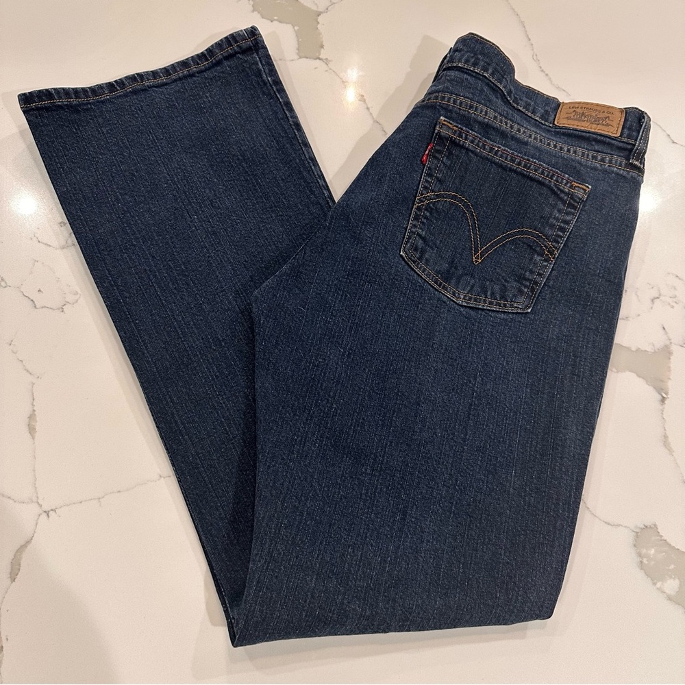 Levi’s 515 Boot Cut Blue Jeans Women 14 Denim Medium Wash Mid Rise Western